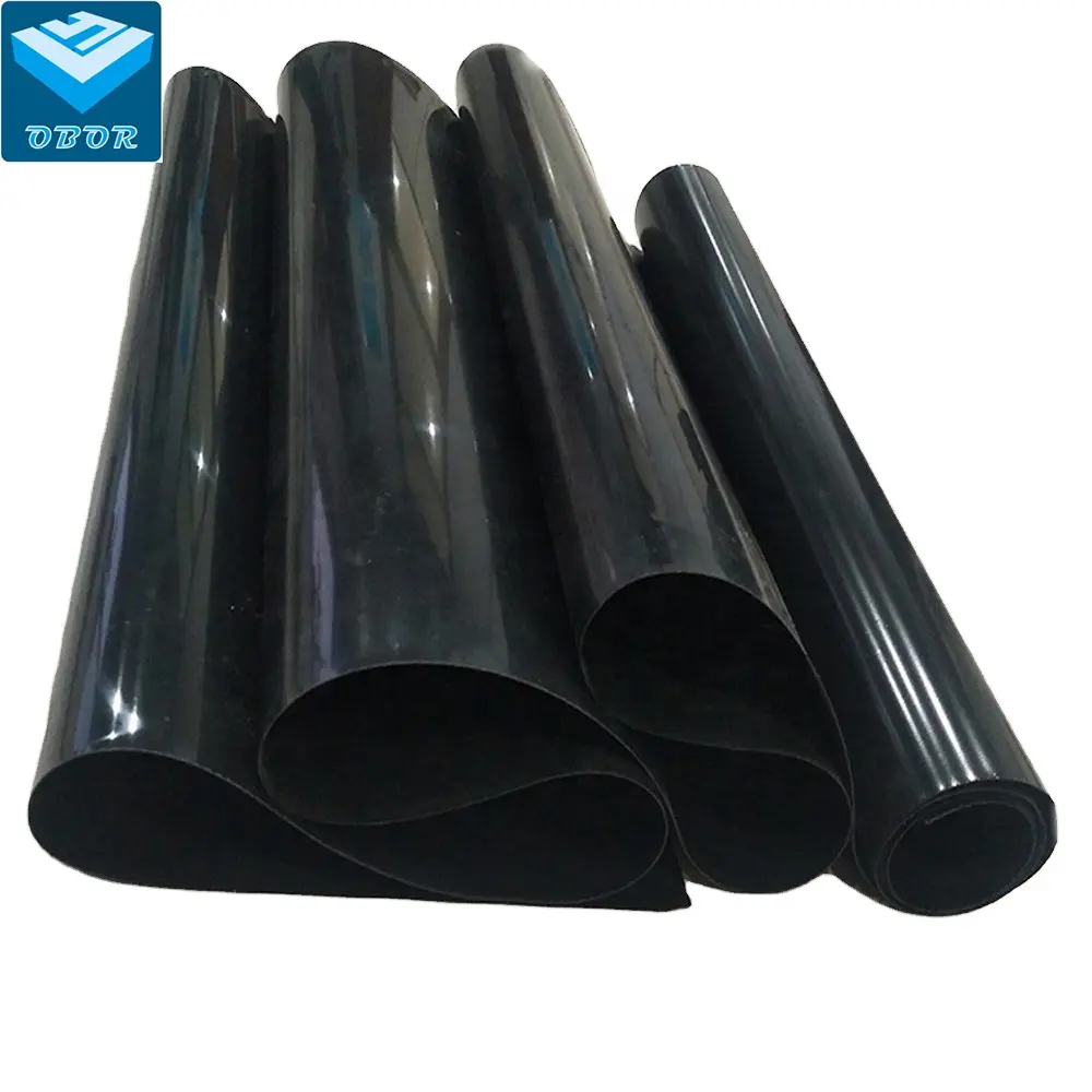 0.5mm 0.75mm 1.0mm 1.5mm geosynthetics manufacturer fish farming pond liner factory low price HDPE geomembrane lining sheets