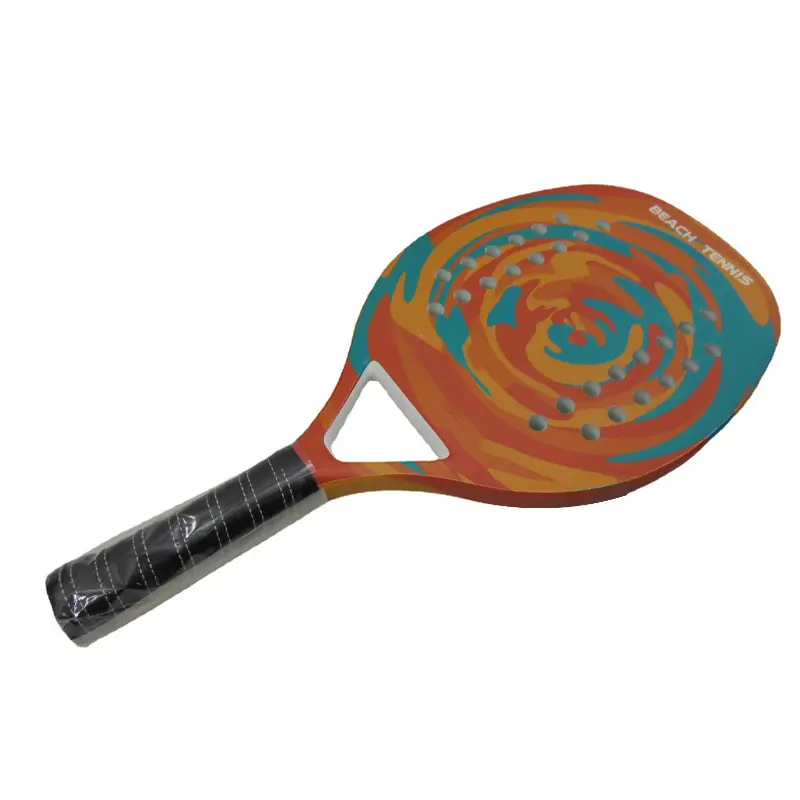 Guanwang padel racket full carbon paddle beach tennis