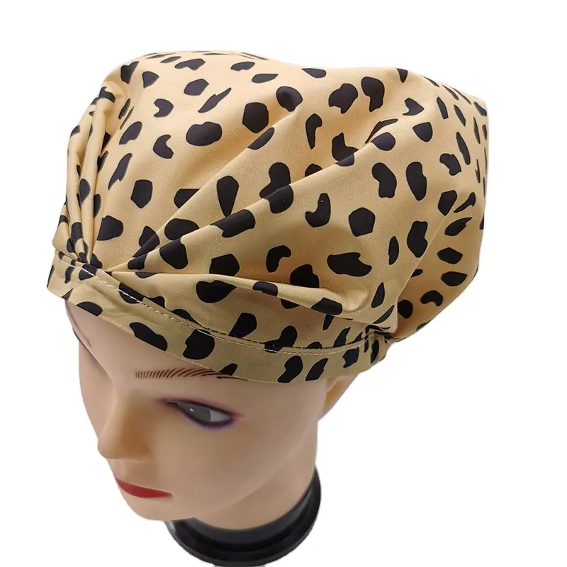Custom Shower Cap Hair Bonnet Shower Cap Waterproof Large Reusable for Long Hair 5 colors