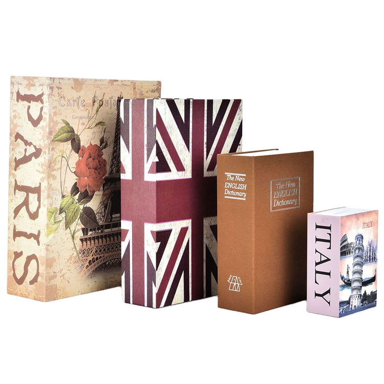 Hidden Portable Book Shape Bank Money Storage small Password type money safe box for money bank card