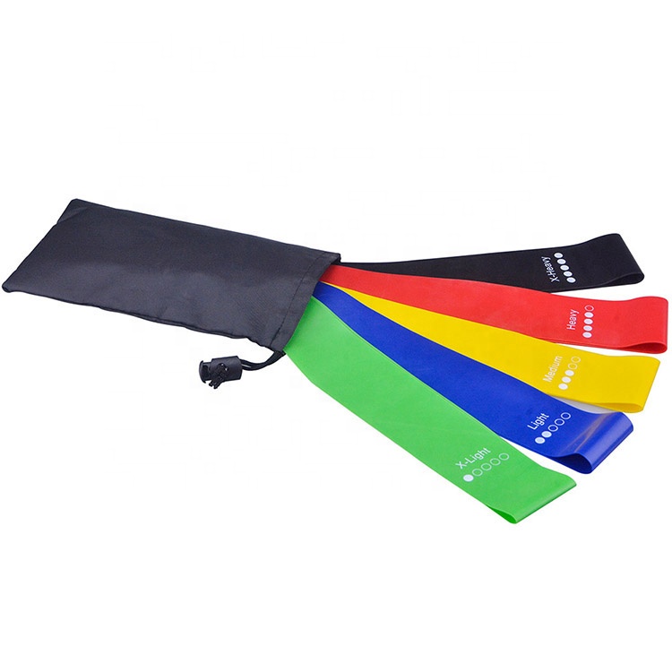 Resistance Loop Band Set of 5, Exercise Resistance Bands for Home Fitness, and Strength Training
