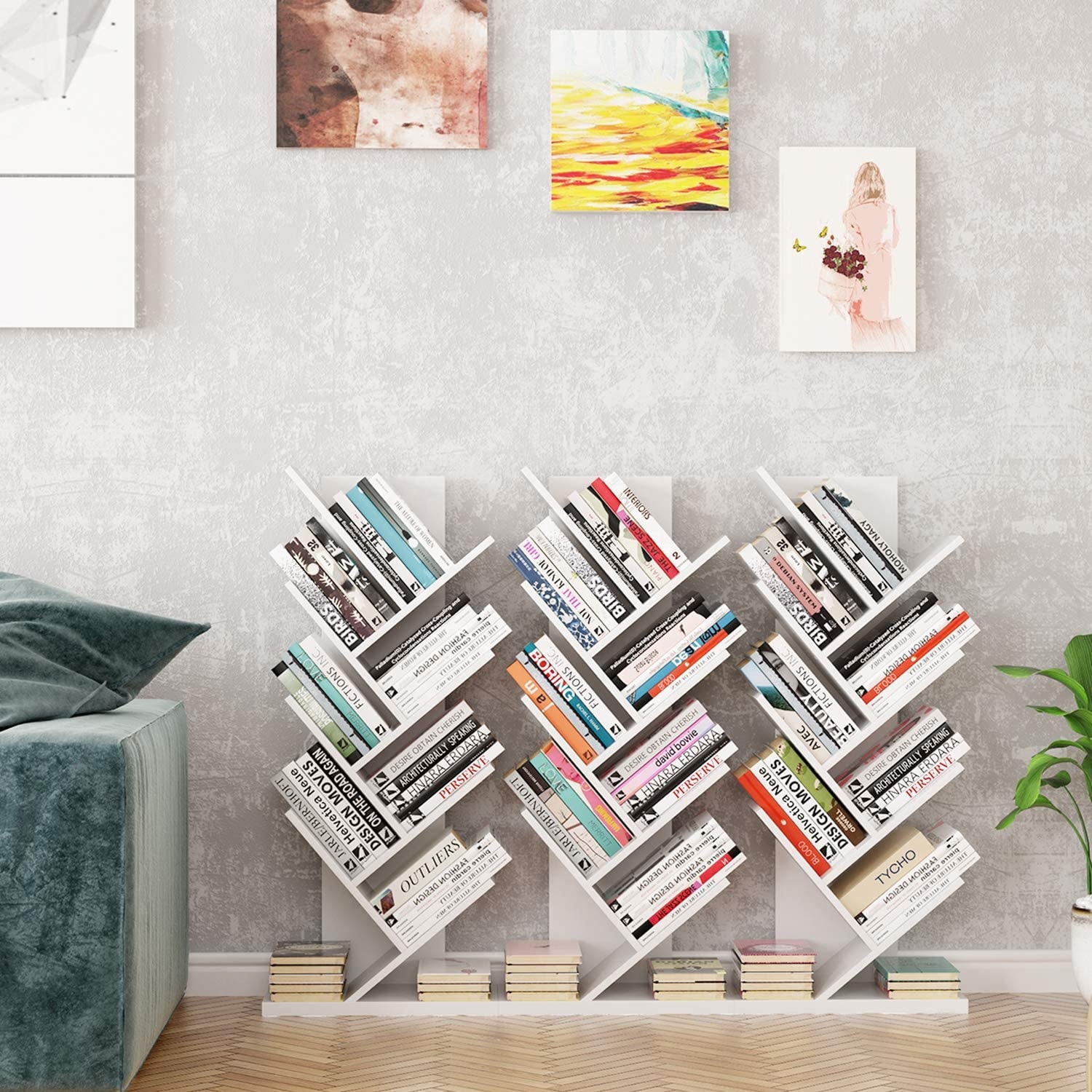 Деревянная деревянная книжная полка, книжный стеллаж, стеллаж для хранения книг, Многоуровневая напольная свободная Книжная полка для дома и офиса