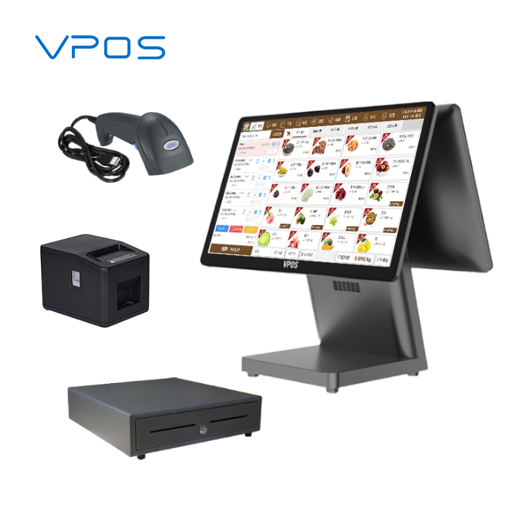 All In One Touch Screen Machines Point Of Sale For Restaurant Retail Supermarket Pos Systems Automatic Cashier Machine