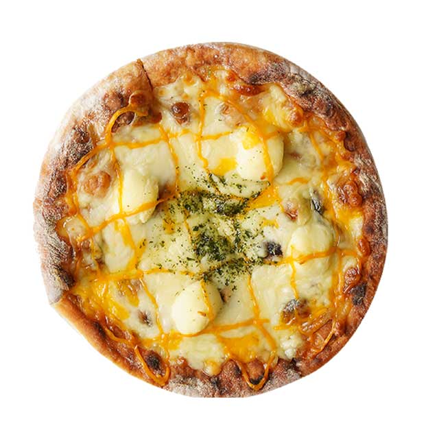 Жаровня с изображением вкусной бульпаны, пицца из Кореи, хрустящая пицца с высококачественным сыром, Смешанная пицца ручной работы