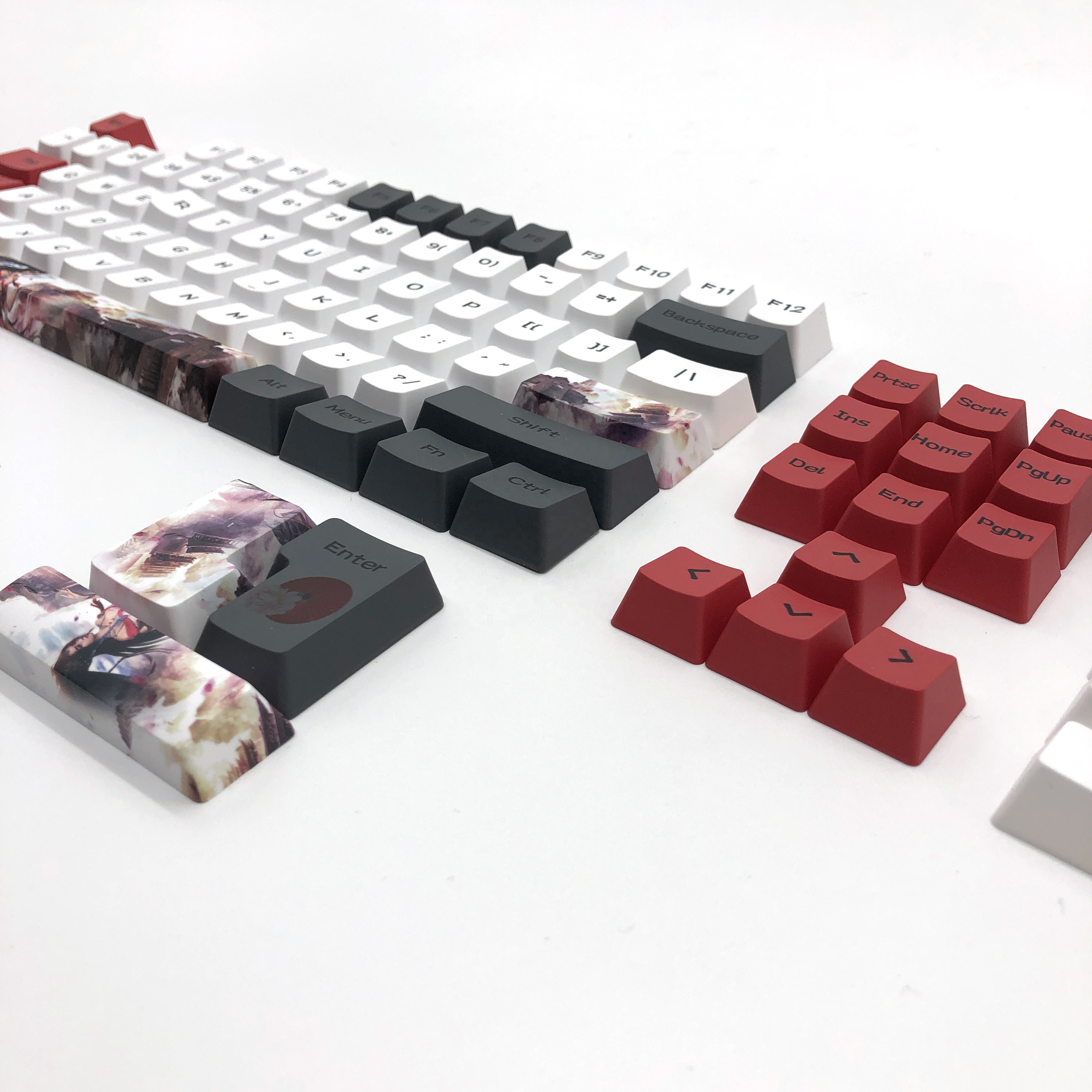 Колпачки для клавиш PBT Aritisan, набор механических колпачков для клавиш XDA OEM ABS Doubleshot PBT, колпачки для клавиш