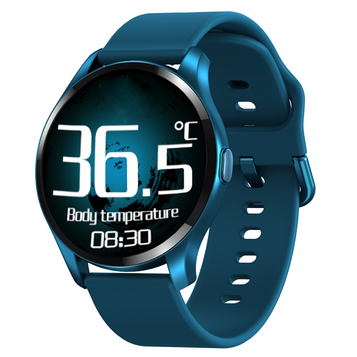 New hot selling body temperature thermometer round screen touch smartwatch T88 smart watch