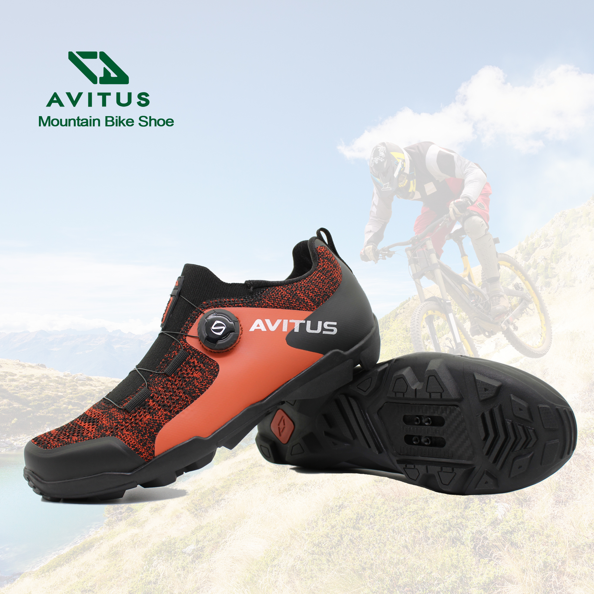 Avitus MTB Clipless обувь для Enduro и беговых гонки с широкой стопы и удобные