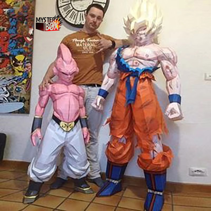 New Arrival 3D Stereoscopic 200G Draguns Ball Z 180cm Height Statue Imported Copperplate Paper Cartoon Figure Action Figures