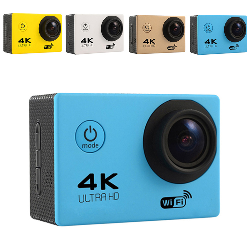 Экшн-камера Ultra HD 4K wifi видеокамеры 16 МП 170 go cam 4K sports 2 дюйма f60 спортивная водонепроницаемая камера pro 1080P 60fps камера