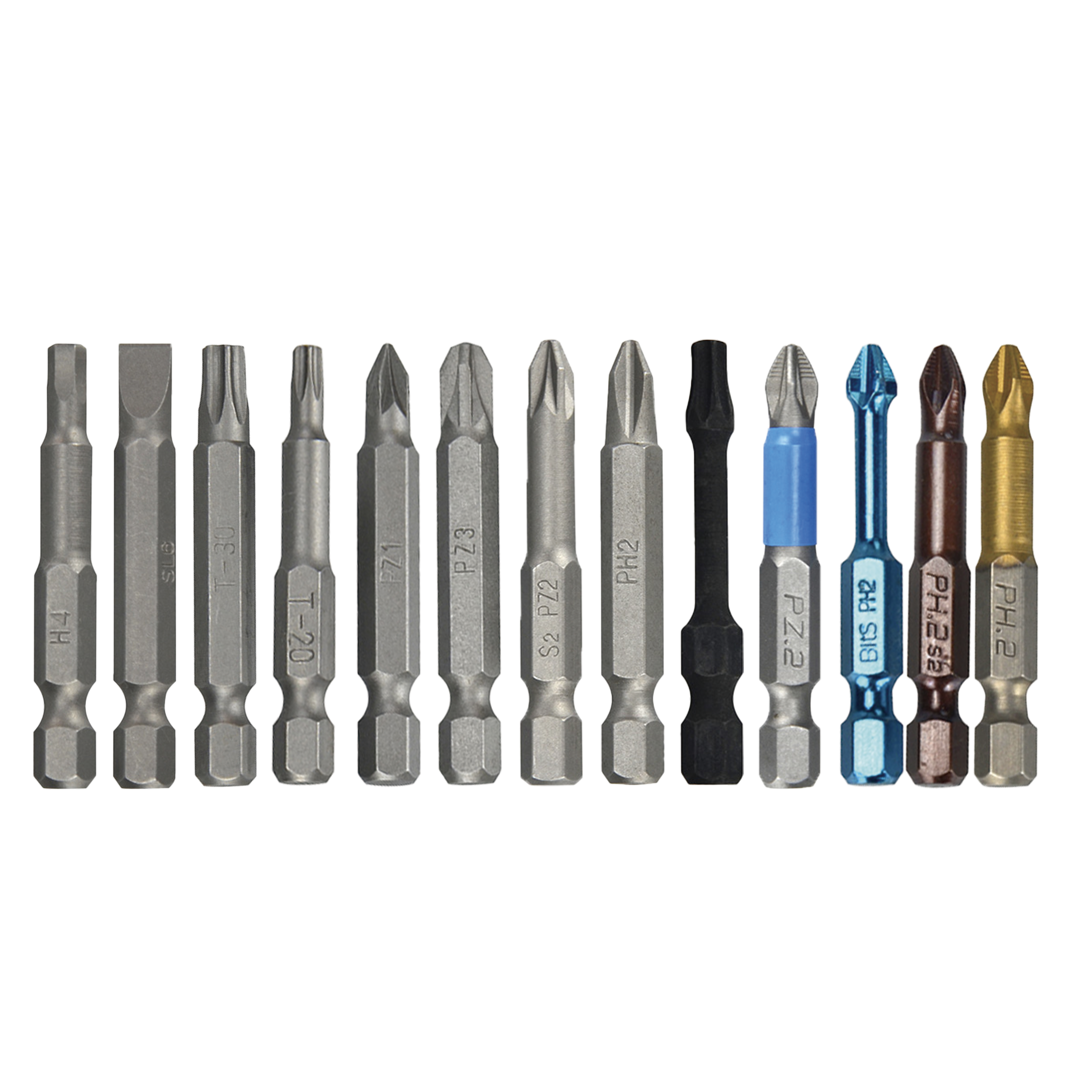 Magnetic Screwdriver Bit2 inch (50mm) 1/4 Inch Hexagon Shank Driver S2 Screwdriver bit tool accessories