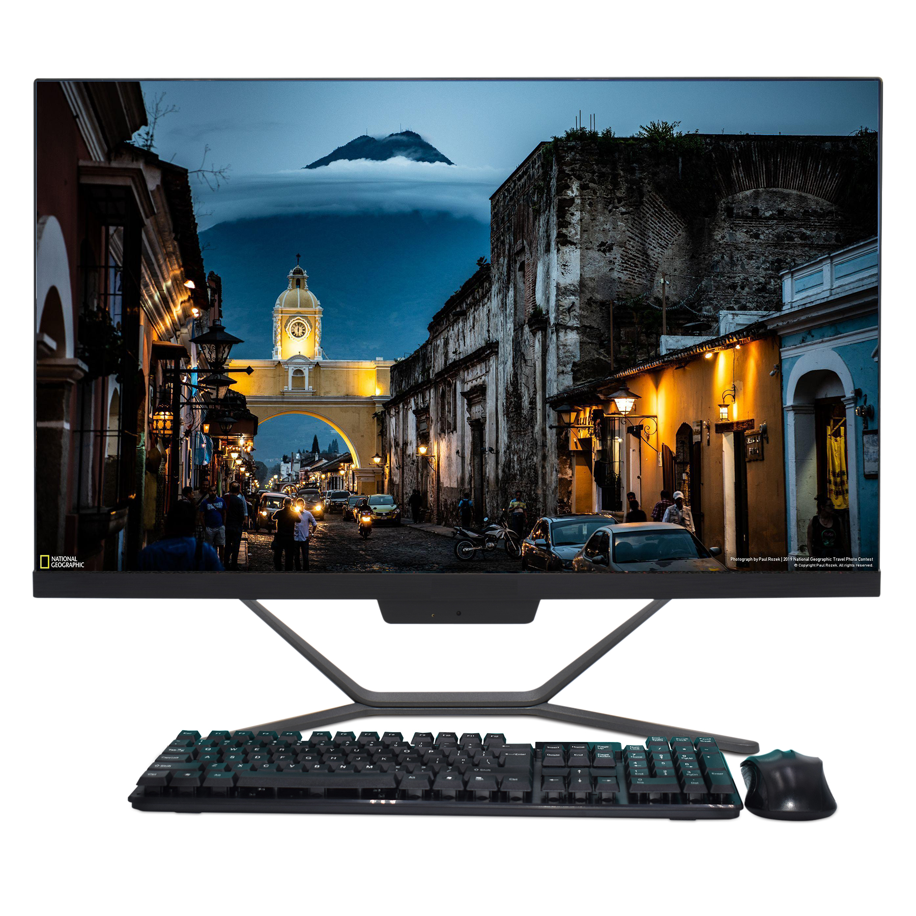 Горячая Распродажа 24 "27'' все-в-одном ПК Barebone персонализированный ПК AIO офисный компьютер оборудование моноблок все в одном компьютере