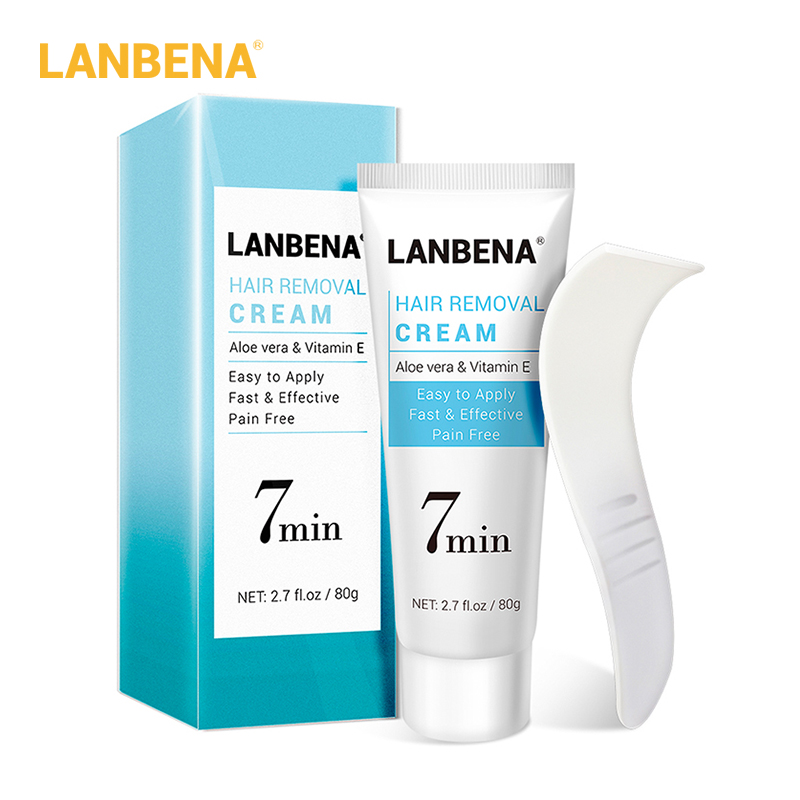 Hot selling LANBENA high quality hair remover Remover cream for men or women with claming balm