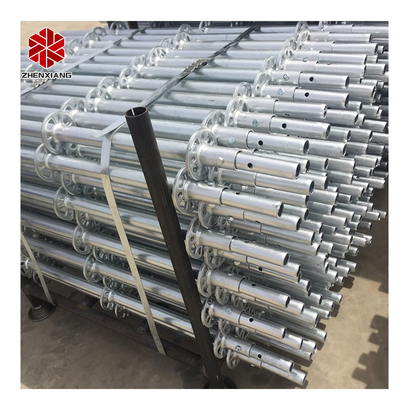 Zhenxiang hot-dipped galvanized frame scaffolding platform scaffold shelf brackets used scaffolding material for sale