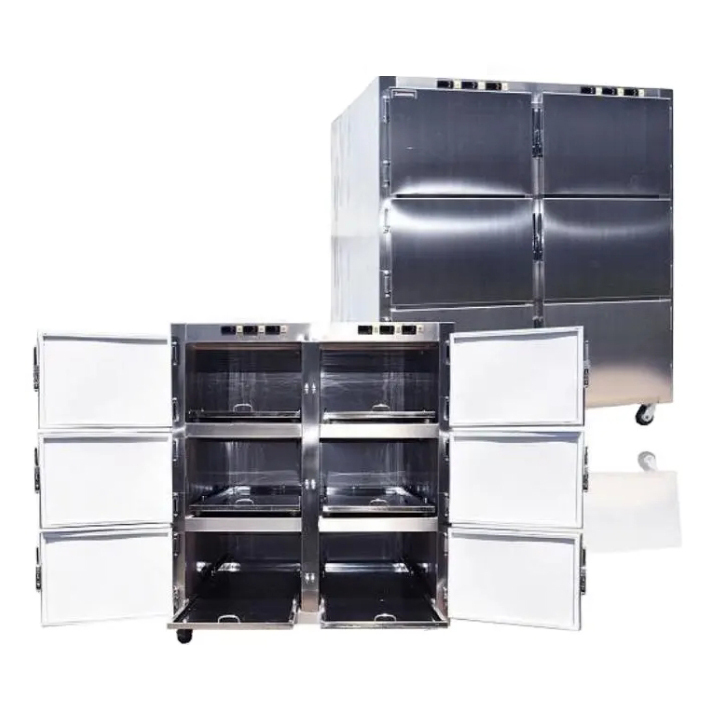 G-6 Medical dead body refrigerator morgue freezer Morgue Equipments 6 body Corpse refrigerator Mortuary Freezer
