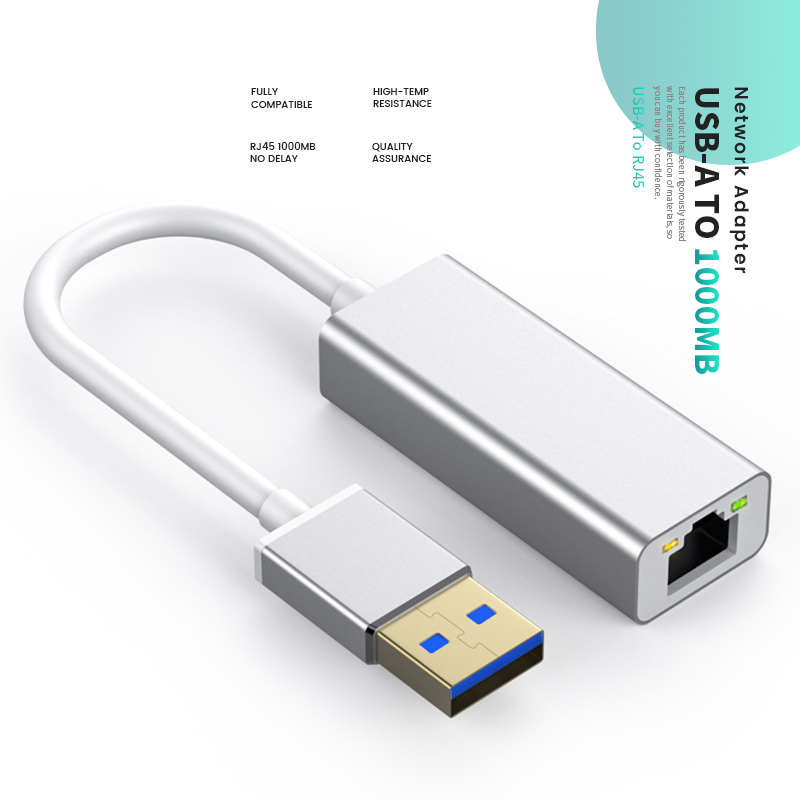 USB 3,0 проводной сетевой карты 10/100/1000 Мбит/с usb 3,0 RJ45 Gigabit Ethernet-адаптер для ПК компьютер