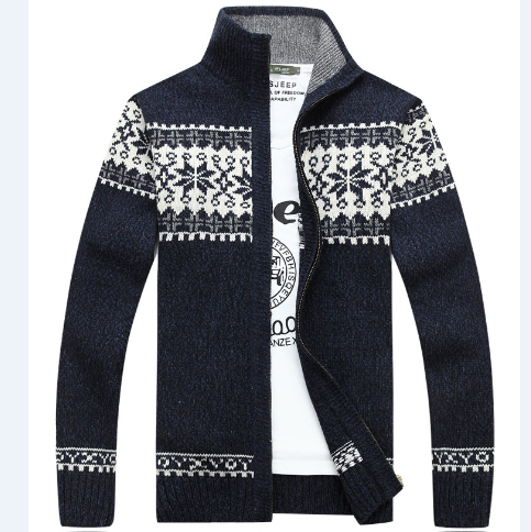 High quality fall winter coat v neck long sleeve knit cardigan men sweater for men 2021