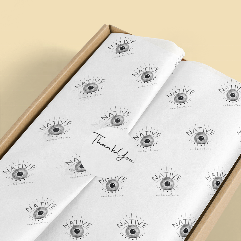 Custom Printed Tissue Paper, Gift Box, Wrapping Paper, Wholesale Packaging