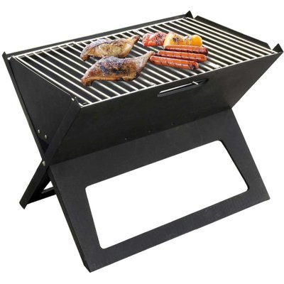 Factory wholesale X-shaped folding barbecue grill outdoor charcoal folding portable barbecue scissor stove grill