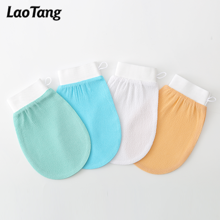 Spot Goods Promotional Laotang Spa Viscose Moroccan Exfoliating Glove