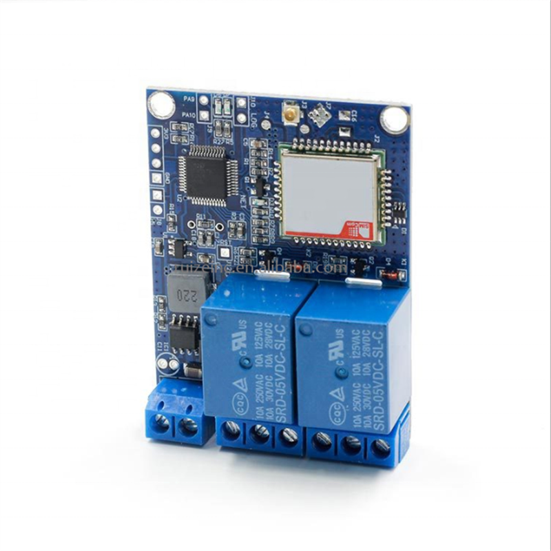 2 Channel Relay Module SMS GSM Remote Control Switch SIM800C STM32F103C8T6 for Greenhouse Oxygen Pump