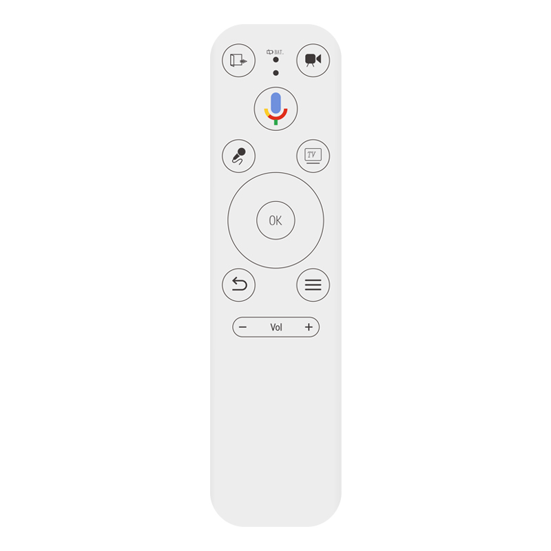 Белый bluetooth + обучающий ИК-пульт дистанционного управления с google голосовым alexa голосовым пультом дистанционного управления