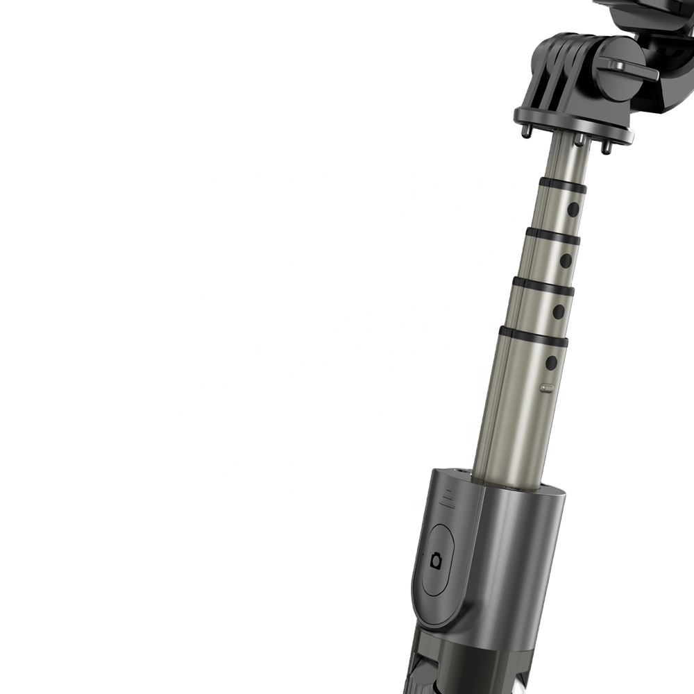 L03 hidden Design wireless remote control tripod ps black selfie stick