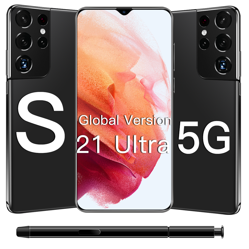Новый недорогой разблокированный смартфон Note20 Ultra на базе Android с экраном 6,9 дюйма прочный мобильный телефон 2 + 16 Гб