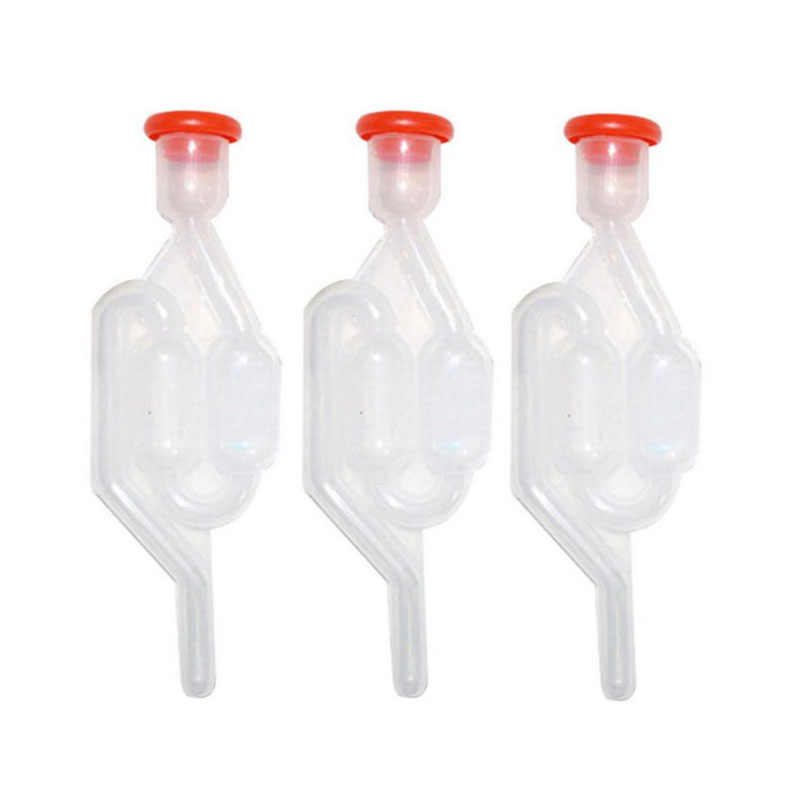 One-way Plastic Reusable Beer Tool Wine AirLock Beer Brewing Fermentation Check Valve for Beer Wine Sauerkraut Exhaust valve
