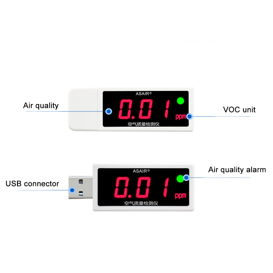 Digital TVOC VOC meter portable Vehicle-mounted VOC meter