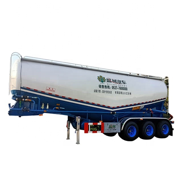 45 cbm V Type Silo Bulk Cement Transportation Truck Trailer in Egypt for Sale