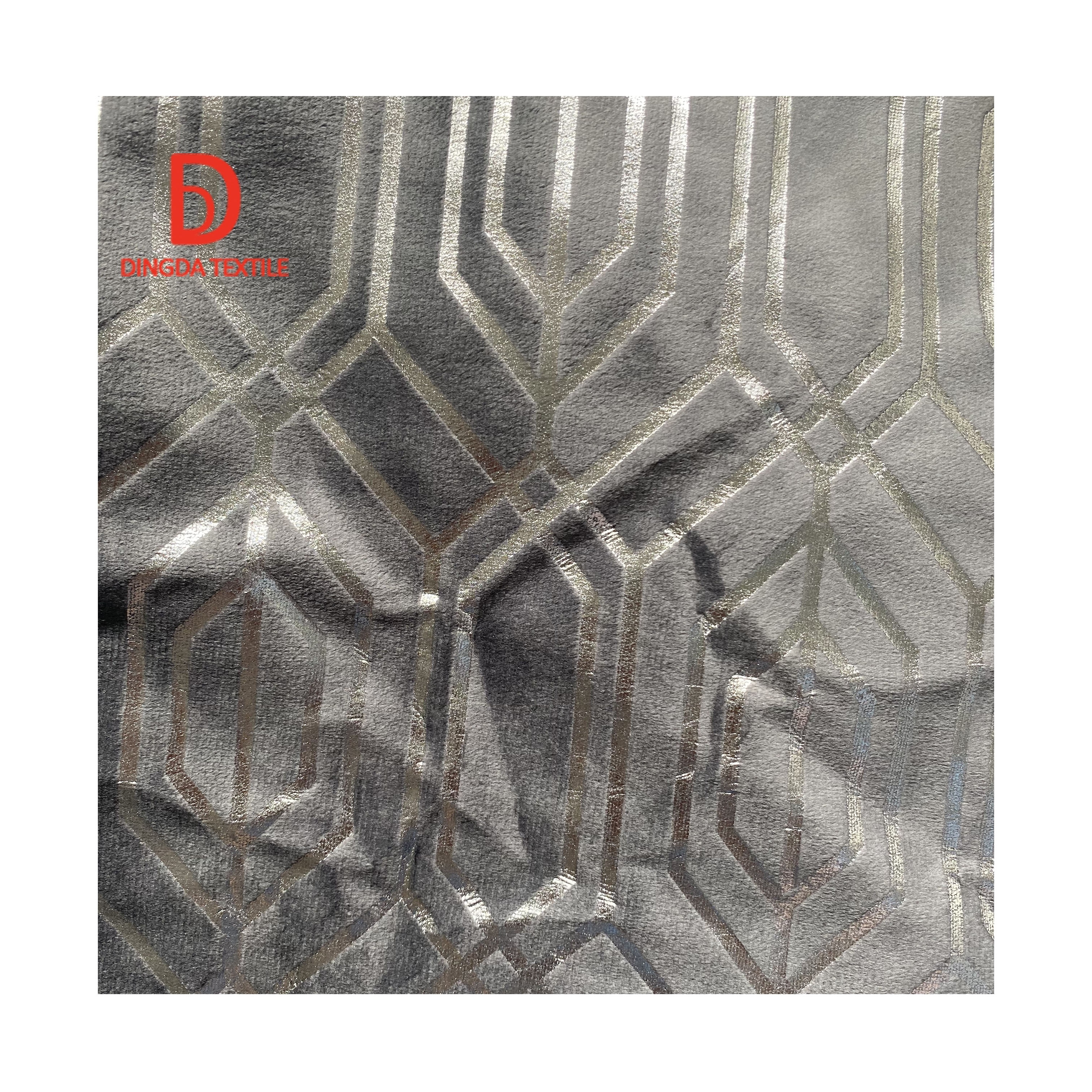New products 2021 unique Holland Gray silver-hot velvet fabric storage box