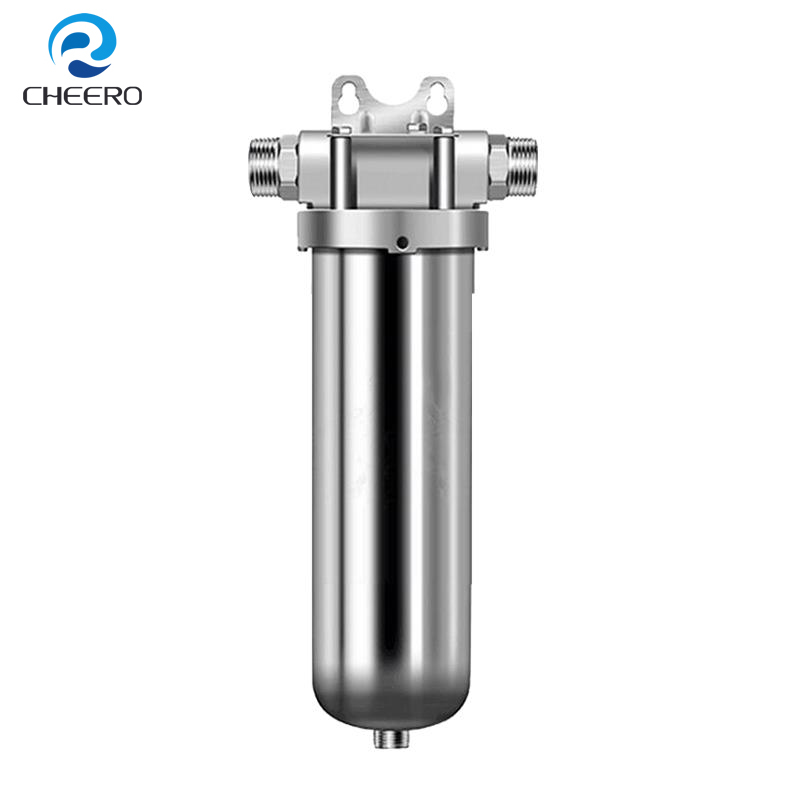 8000L/ч 10 дюймов/20 дюймовые рыболовные плоскогубцы из нержавеющей стали, 304 по всему дому воды предварительный фильтр системы снабжения жилищем с 40 микрон СС предварительной очистки для Домашней Печи