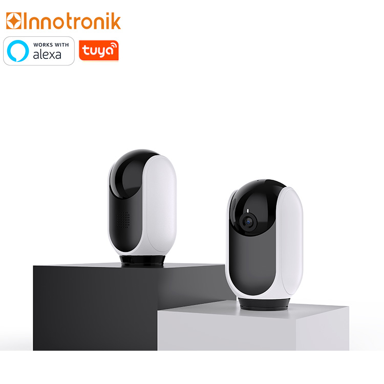 Беспроводная умная IP-камера видеонаблюдения Innotronik HD 1080P с автоматическим отслеживанием движения и углом обзора 360 градусов