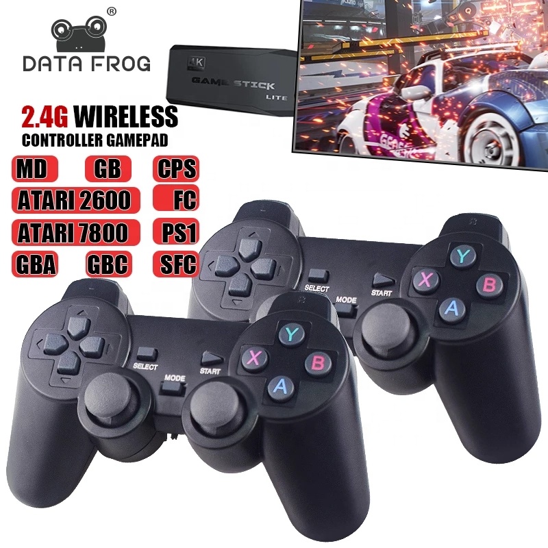 10000 игр 4K Игровая приставка ТВ Видео игровая консоль 2,4G беспроводной контроллер для PS1/SNES 9 Эмулятор Ретро консоли