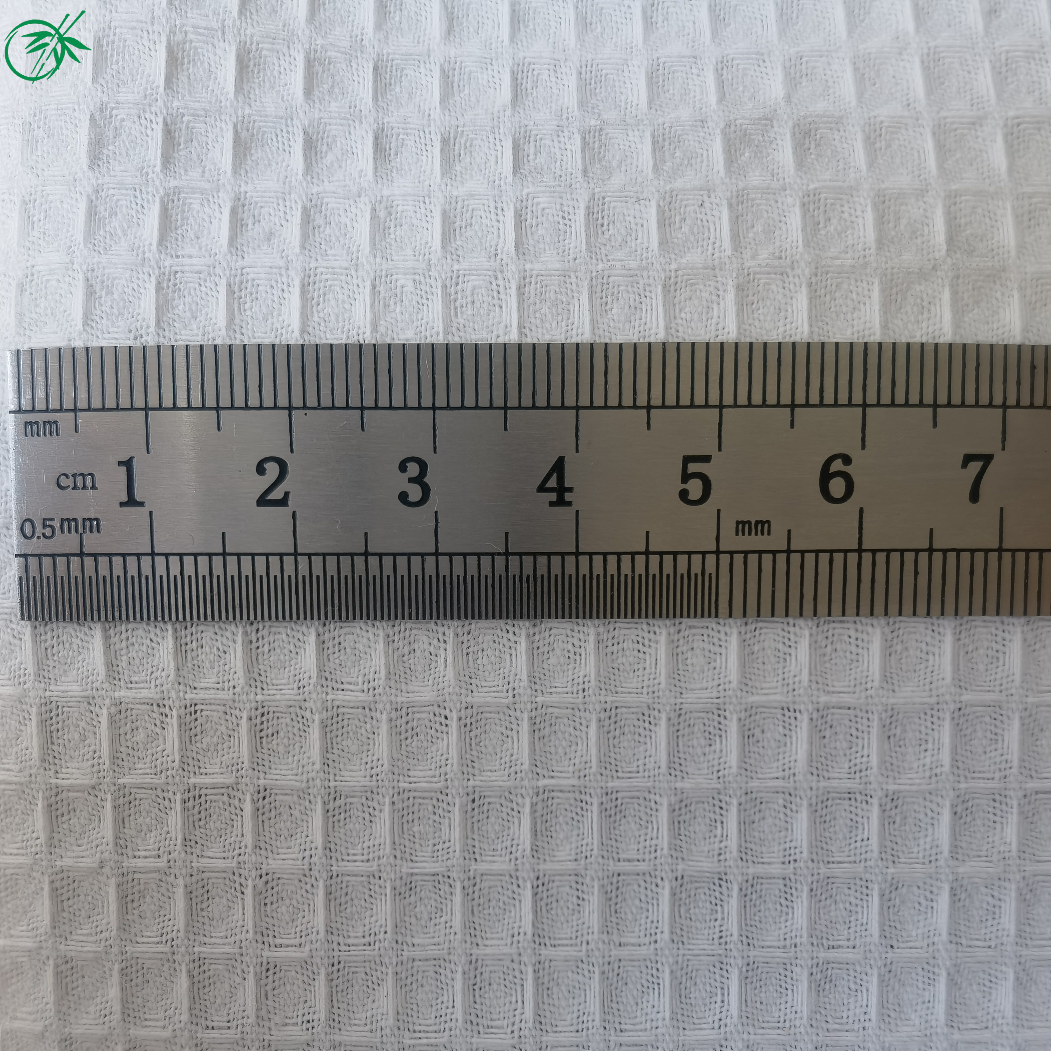 Ready Goods New Design High Quality Solid Color 100% Cotton Waffle Fabric