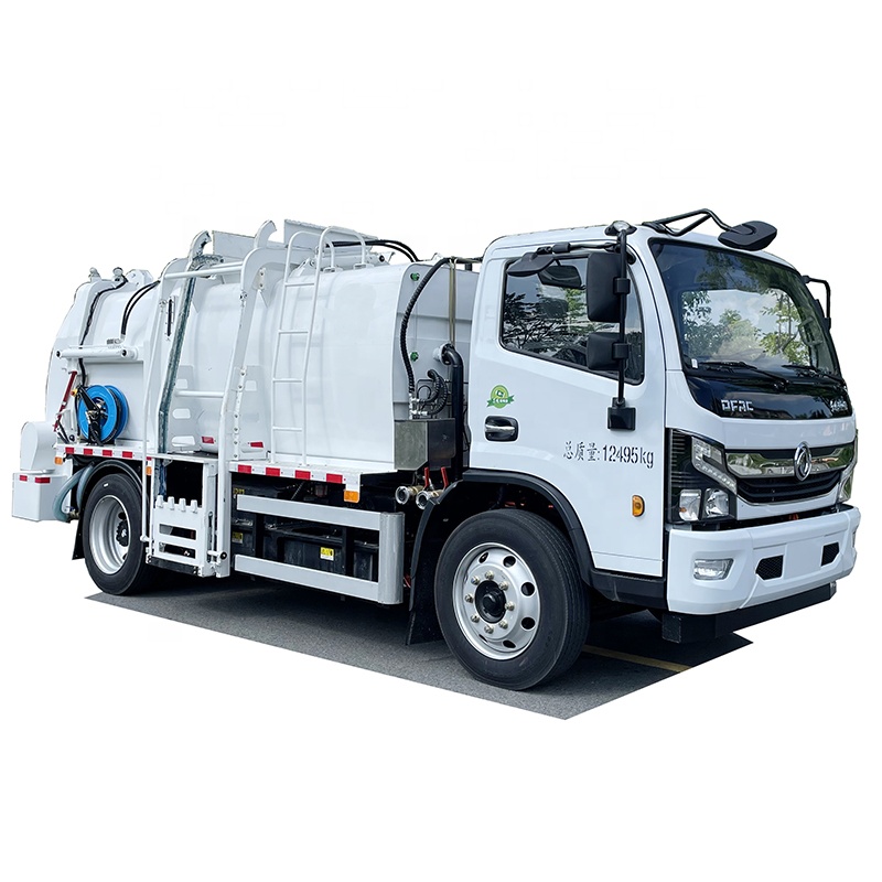 EV/BEV/аккумуляторный электромобиль Dongfeng 4x2, грузовик для сбора пищевых отходов с кузовом танкера для канализации 8 м3 для продажи