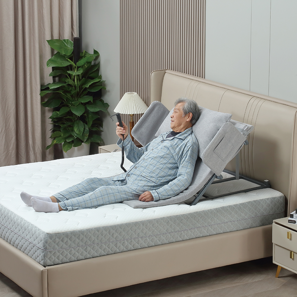Elderly Help Get Up Electrical Medical Bed Healthcare Nurse Bed With Pillow And Pocket