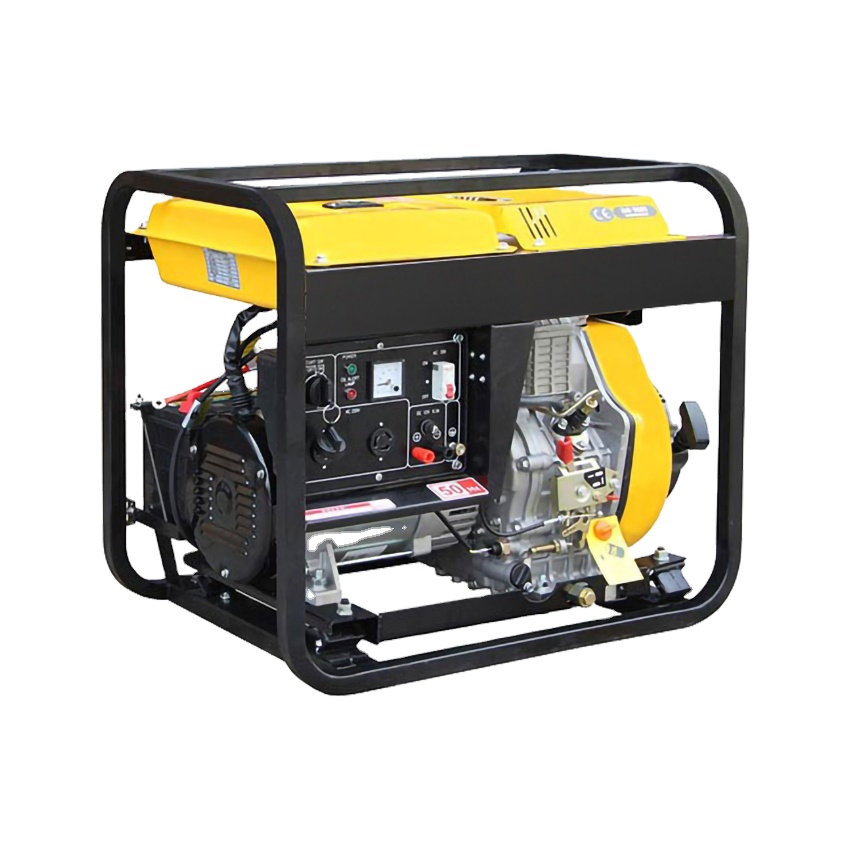 BD8000W Универсальный бытовой 220v 6.5kw 50 Гц открытая рамка портативный дизельный генератор цена