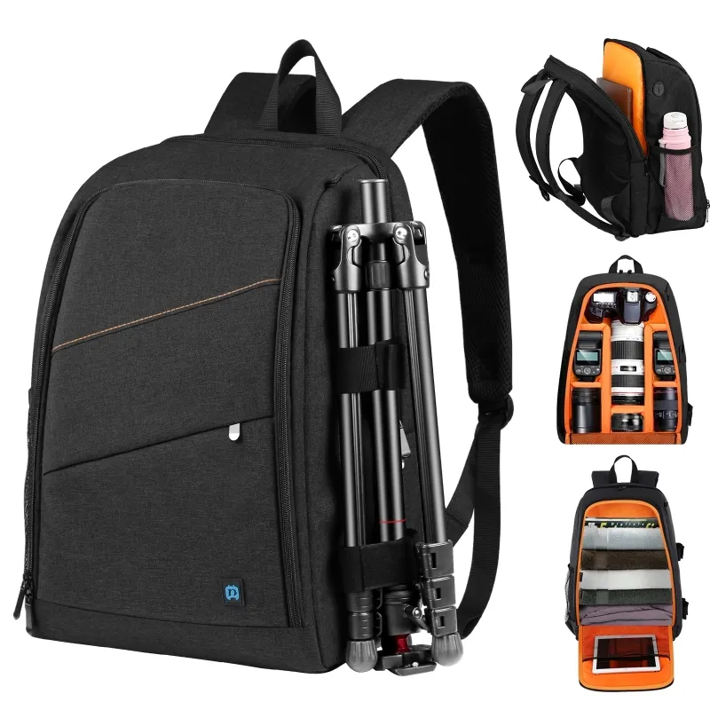 Global Original Sources Camera Accessories Backpack PULUZ Outdoor Portable Waterproof Dual Shoulders Backpack DSLR Camera Bag