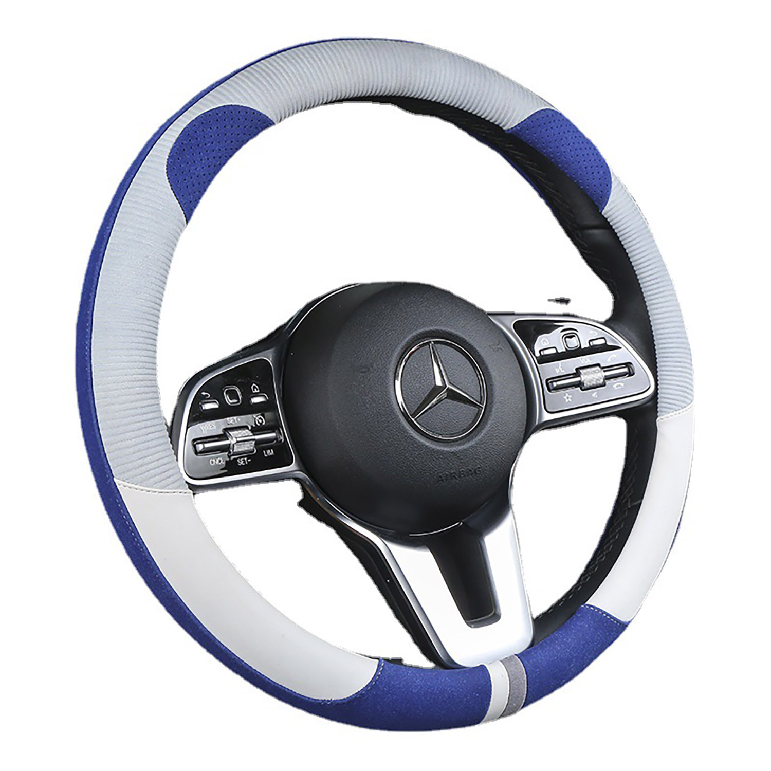 Car steering wheel cover four seasons universal wear-resistant leather cartoon car handle cover