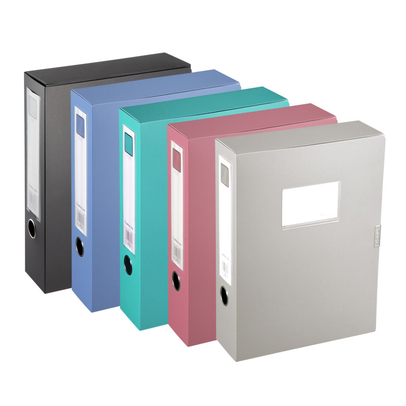 Comix High Quality Low Price Top Sale Paper and PVC Lever Arch A4 Size 75mm Paper File Box File