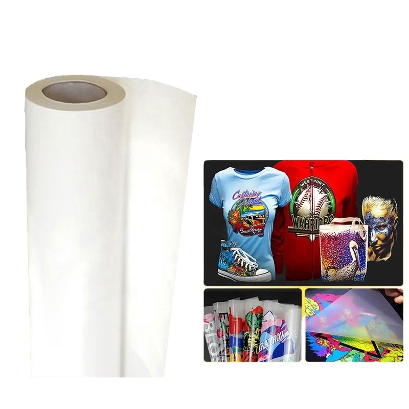 new dtf film and powder treatment film roller dft transfer pet film dtf for 30cm 60cm a3