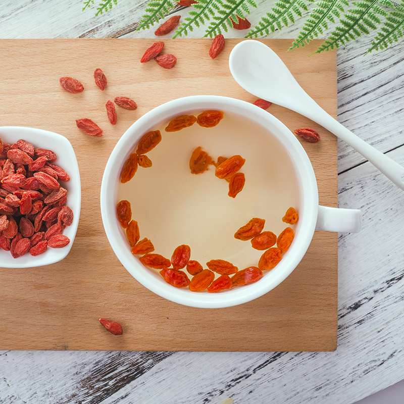Chinese traditional male fertility tea energy tea ginger Goji berry blended nourishing body health tea