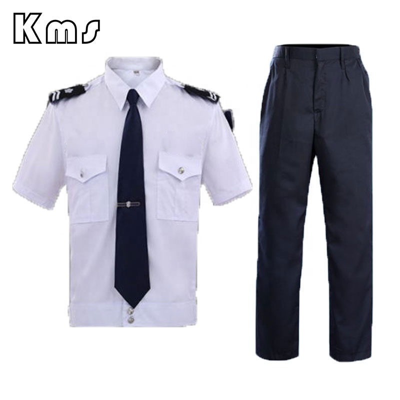 KMS Customize Wholesale Hot Selling Outdoor Breathable Tactical Shirt Security Uniforms Guard Set Security Guard Uniforms