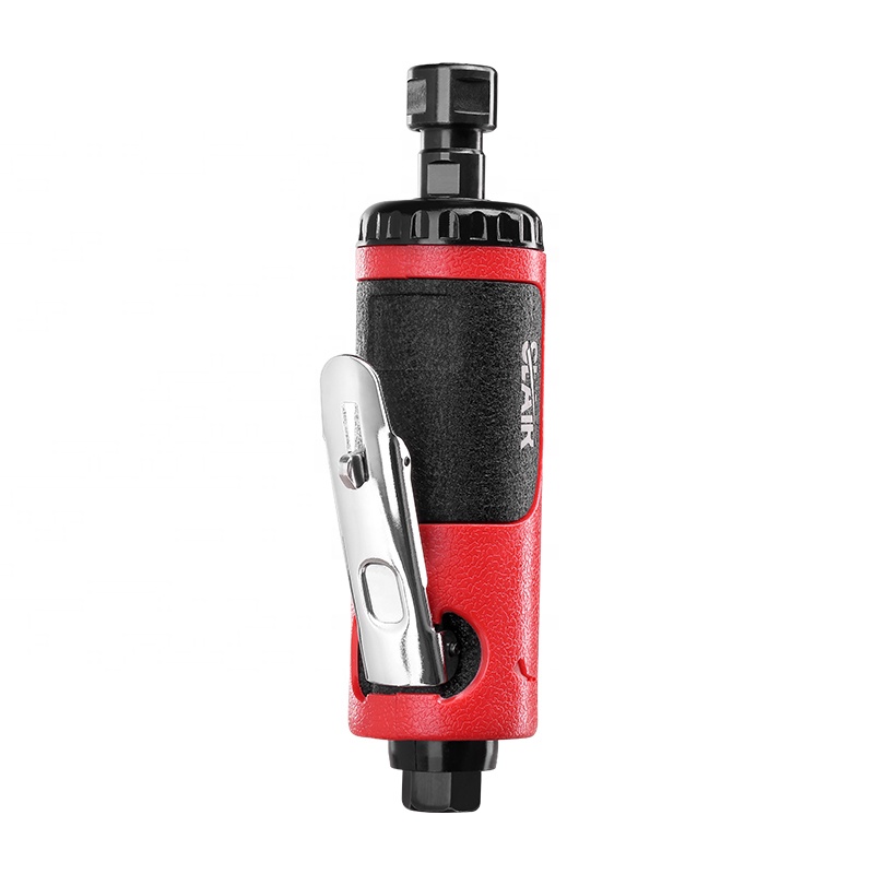 Профессиональный виброалюминиевый корпус + ПВХ Grip1/4 "или 1/8" Цанга 22000 об/мин свободный скоростной рычаг предохранителя пневматическая шлифовальная машина