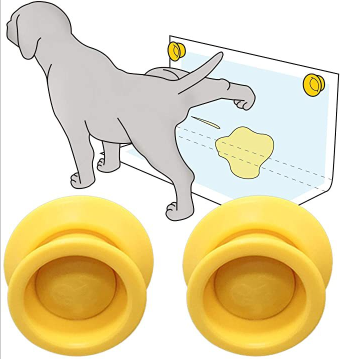 Wall pee pad holder
