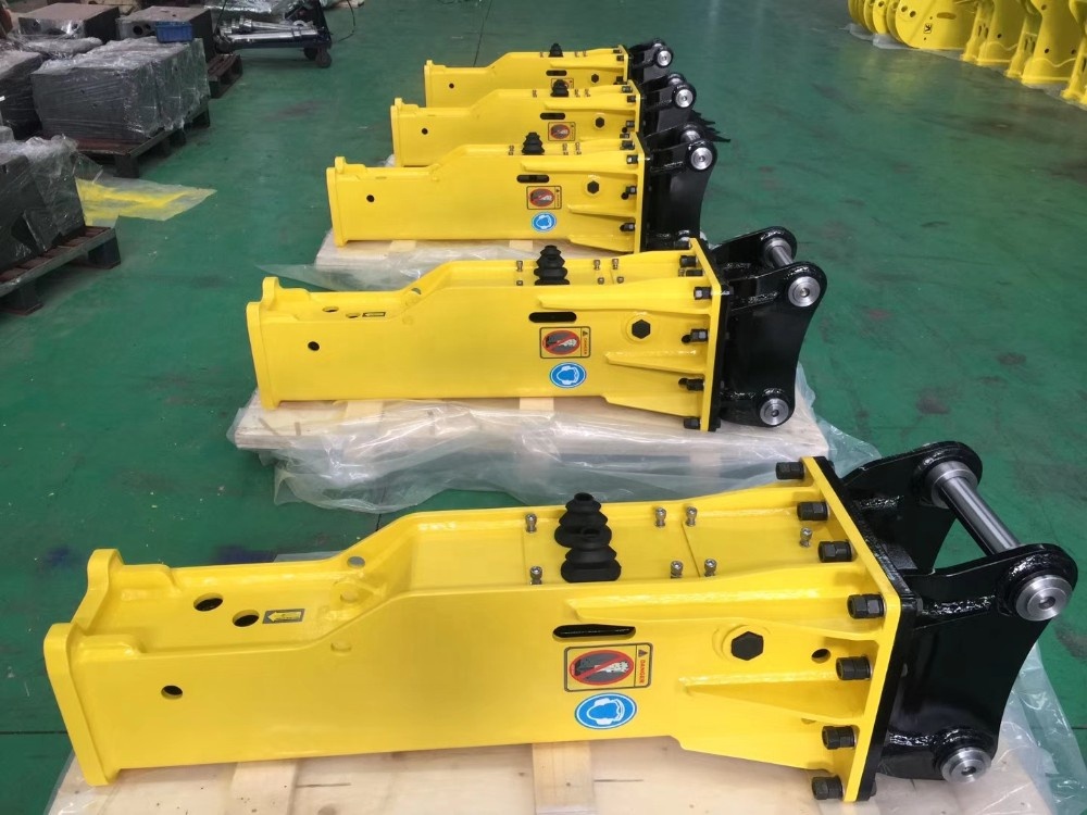 construction/demolition machineryPC100 excavator with rock hammer hydraulic breaker hammer from Yantai LIGONG