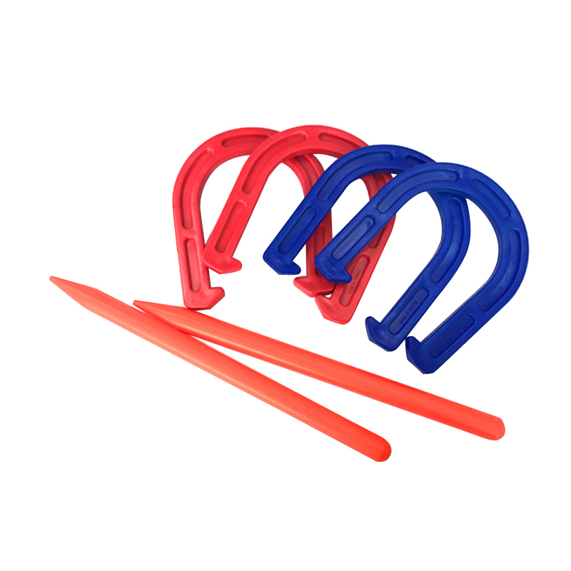 Plastic horseshoes toss game Outdoor horseshoe set