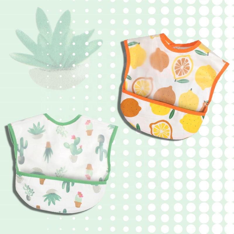 Perfect packaging children baby eat bib for outdoor sports