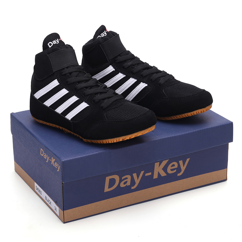 Men's Basketball Sneakers Breathable Cushioning Wrestling shoes Boxing shoes Mesh training Sneakers